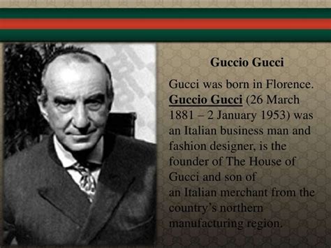 gucci inventor|where did gucci originate.